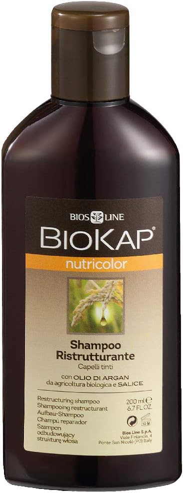 Bios LineBioKap Nutricolor Restructuring Shampoo, 6.7 Ounce