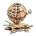 Aida Bz Puzzle de Jeu en Bois, kit de Construction de Globe assemblé en 3D Résolvez Le Globe avec la Navette Spatiale et Le Satellite Cadeau de décoration Vintage