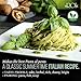 ROI Pesto Sauce - Vegan Pesto - Fresh Ligurian Basil Pesto Made of Genovese DOP basil and EVOO - Gluten Free Pesto - Keto Friendly Basil Sauce - Non-GMO - Made In Italy - 6.3 oz (180g) (Pack of 2)