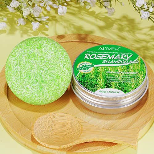 Shampoo Bar Ginger and Rosemary, Organic Ginger and Rosemary Shampoo Bar for Hair Growth Scalp and Hair Loss Treatment - Image 4