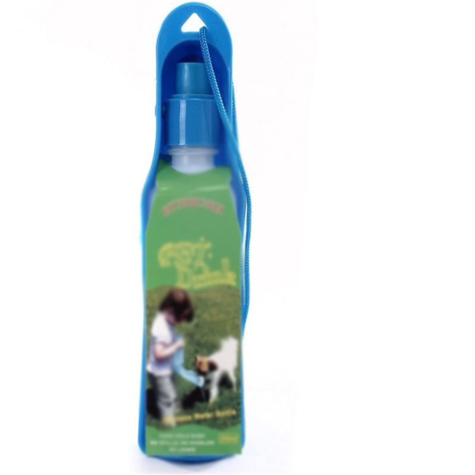 RTHGTFGW Comedero Perro Dog Pet Travel Agua Botella Agua Dispensador Plástico Plástico Cat Botura Alimentador Portátil Al Aire Libre Perrito Puppy Bowder 500ml (Color : Red)