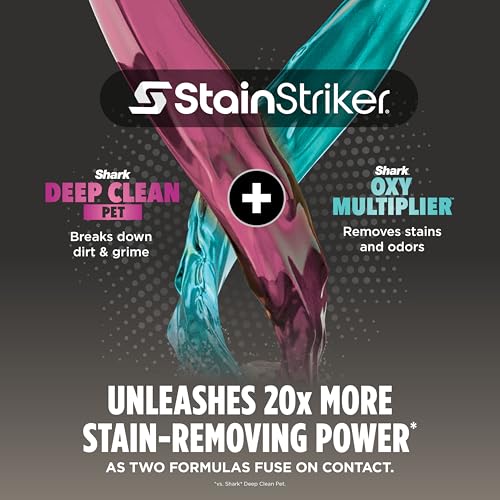 Image of Shark CarpetXpert HairPro | Upright Carpet, Area Rug & Upholstery Cleaner | StainStriker Handheld Tough Stain Remover & Onboard Self Clean | Pet Hair Pickup & Odor Removal | 5 Tools | Navy | EX304