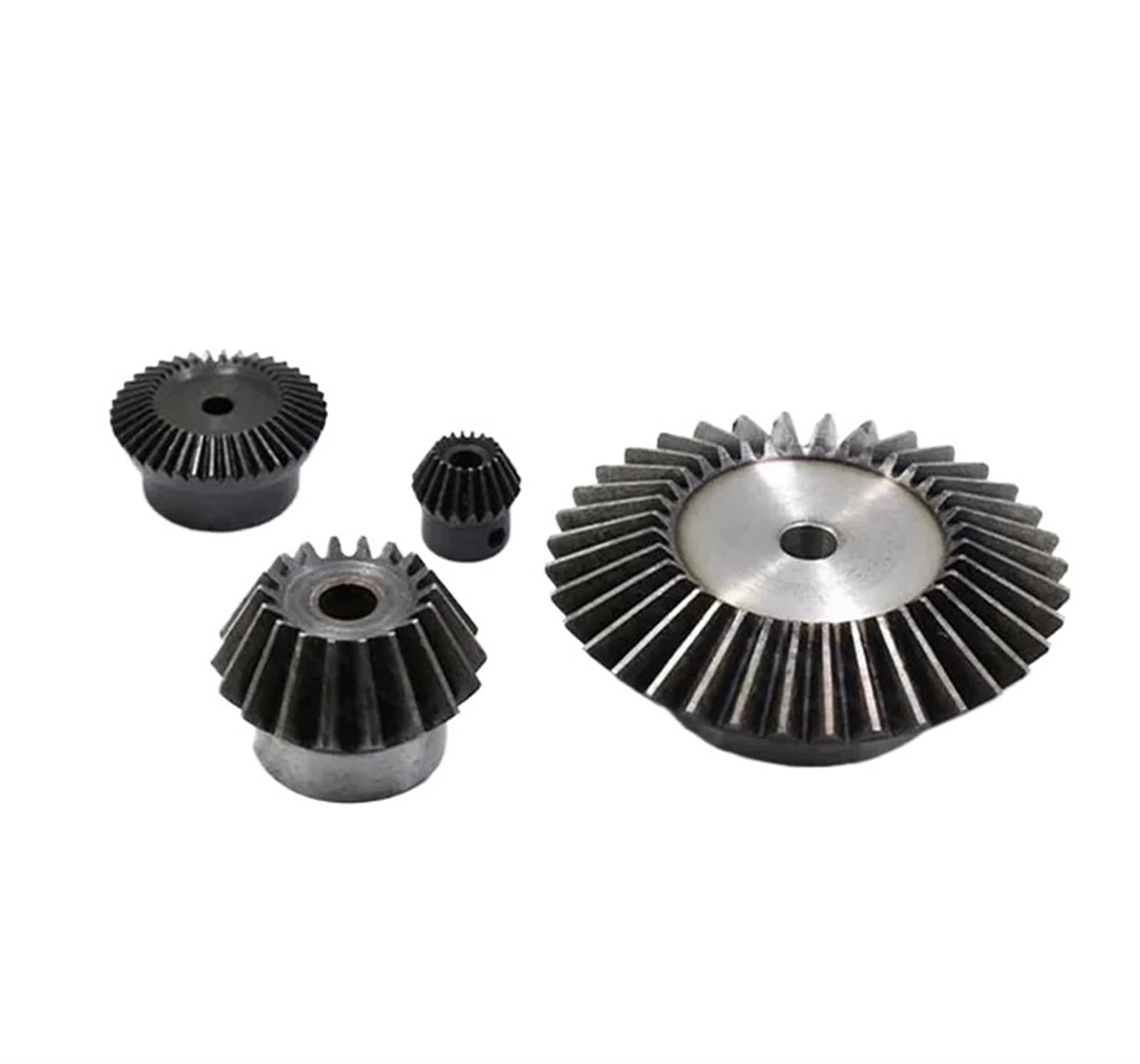 Bevel Gear Pinion Hardware Mechanical 2pcs 1:2 Bevel Gear 2 Modulus 15teeth + 30teeth 90 Degree Drive Commutation Steel Gears Steel Gears