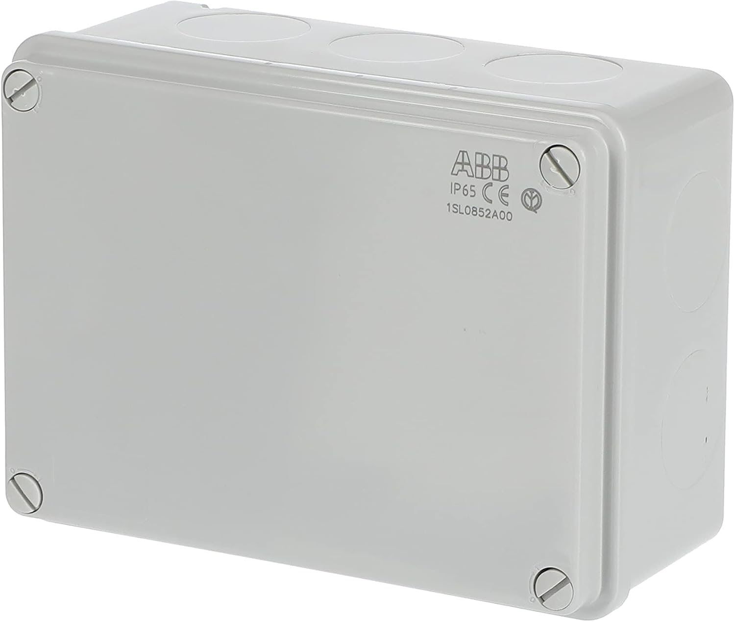 ABB IP65 Junction Box • Fully Dust Sealed Enclosure • Waterproof Electric Cable Connector Unit • Shockproof Adaptable Indoor/Outdoor Box • 153 x 110 x 66mm