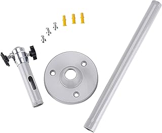 حامل ثلاثي القوائم صغير يثبت على السقف لجهاز العرض وكاميرات CCTV DVR مع عمود توصيل 24 سم (رمادي) من بوويل