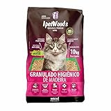 Melhor Areia Sanitária Para Gatos de 2025: Guia de Compra Completo! 5 Granulado Higiênico de Madeira IPET Wood'S para Gatos 10kg IPET para Gatos