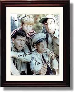 Amazon: Andy Griffith Show Cast - Autograph Replica Print - Framed