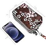 BIAOTIE Large Capacity Wristlet Wallet - Women Printed Nylon Waterproof Handbag Clutch Purse - Image 5