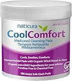 CoolComfort Personal Cleansing Pads with Organic...