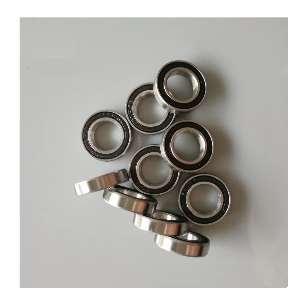 2 uds 6901 rodamiento de cerámica híbrido 12x24x6mm Soportes Inferiores de Bicicleta repuestos 6901RS Si3N4 rodamientos de Bolas 6901 2RS