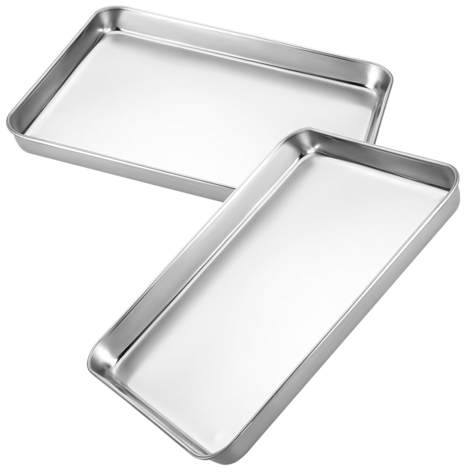 Plaques de cuisson en acier inoxydable pour biscuits et repas conviviaux au four