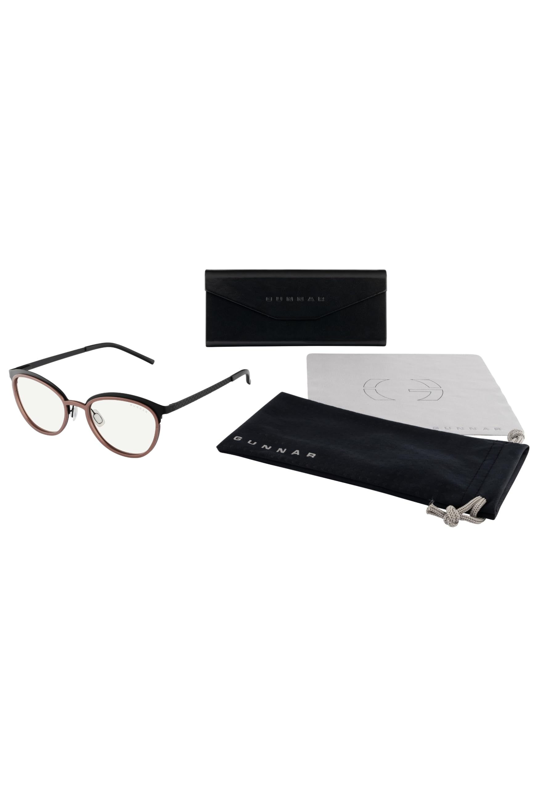 Gunnar Gafas luz azul - Palomar - Onyx/Oro - Clear Pro