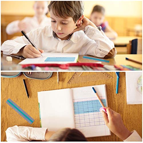 Begeleide leesstrips, XiYee 24 Stks Leesgids Highlight Strips, 3 Stijl Hoogtepunten, Gekleurde Overlay Leeslinialen… - Image 4