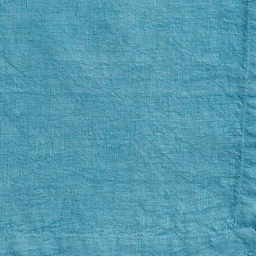 Set de 4 Servilletas de Lino Azul Split P miniatura 3