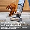 BISSELL CrossWave EdgeFind, aspirapolvere e lavapavimenti, potente sistema di pulizia per i pasticci degli animali domestici, lavapavimenti con tecnologia ZeroGap, aspirapolvere multisuperficie, 4159N