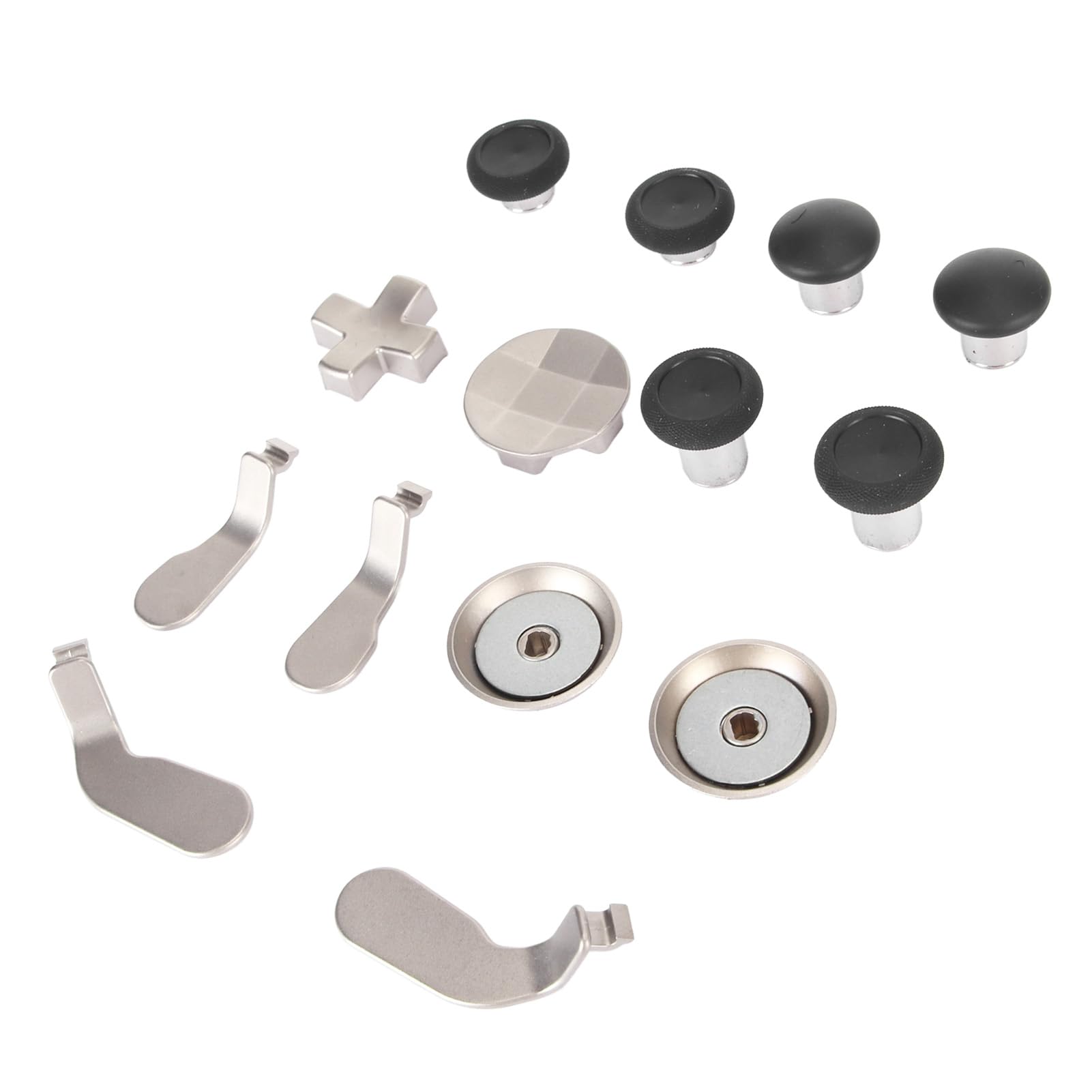 Metallbeschichtete Thumbsticks für Elite Series 1, 14-in-1-Metall-Thumbsticks-Ersatz, Metal Swap-Magnet-Joysticks für Xbox One Elite Series 1 Controller