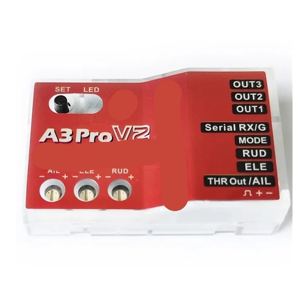 1 pz stabilizzatore del di stabilizzazione del controllore di volo giroscopio Compatibile Con elicottero ad ala fissa for aereo A3 Pro V2 RC