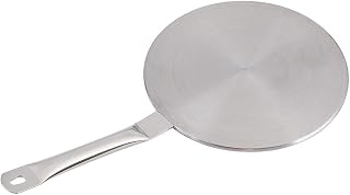 Aramox Stainless Steel Heat Diffuser Converter Disk for Gas Electric Household Supply Cooker Induction(20cm)