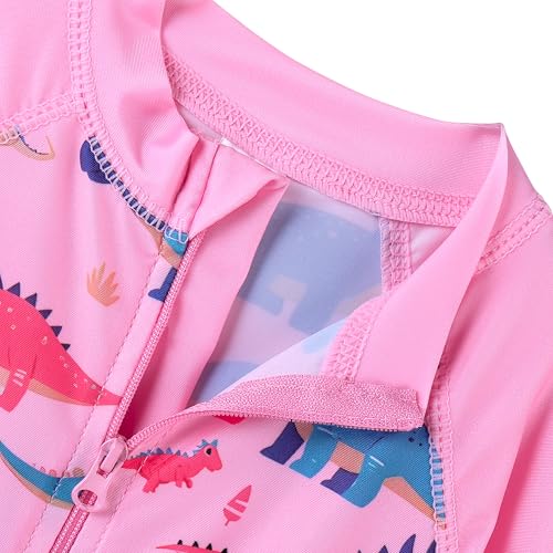 Image of XFGIRLS Baby /Toddler Girls Swimsuit Long Sleeve One-Piece Bathing Suit Rash Guard