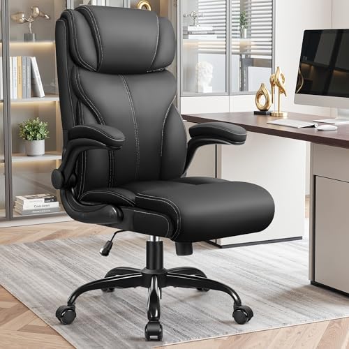 Primy Office Chair, Ergonomic Leather Desk Chair with...