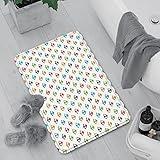 Tapis antidérapant： Le dos du tapis de salle de bain antidérapant est en caoutchouc naturel avec une texture antidérapante unique, il a une prise sûre et empêche de glisser même lorsqu'il est placé sur un sol avec de l'eau.