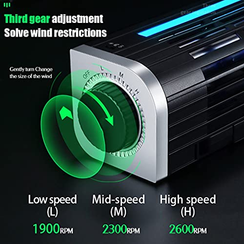 Base refrigerante para laptop con RGB y ventilador silencioso miniatura 2