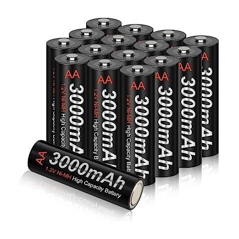 CITYORK 3000mAh Rechargeable AA Batteries Pack Cover