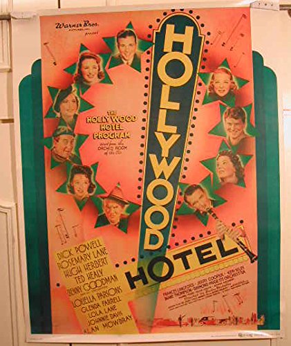 Affiche Hollywood Hotel 56X70Cm poster vintage deco mural pour salon