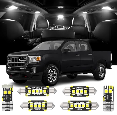 Kit de 14 luces LED interiores para GMC Canyon Chevy Colorado miniatura 1