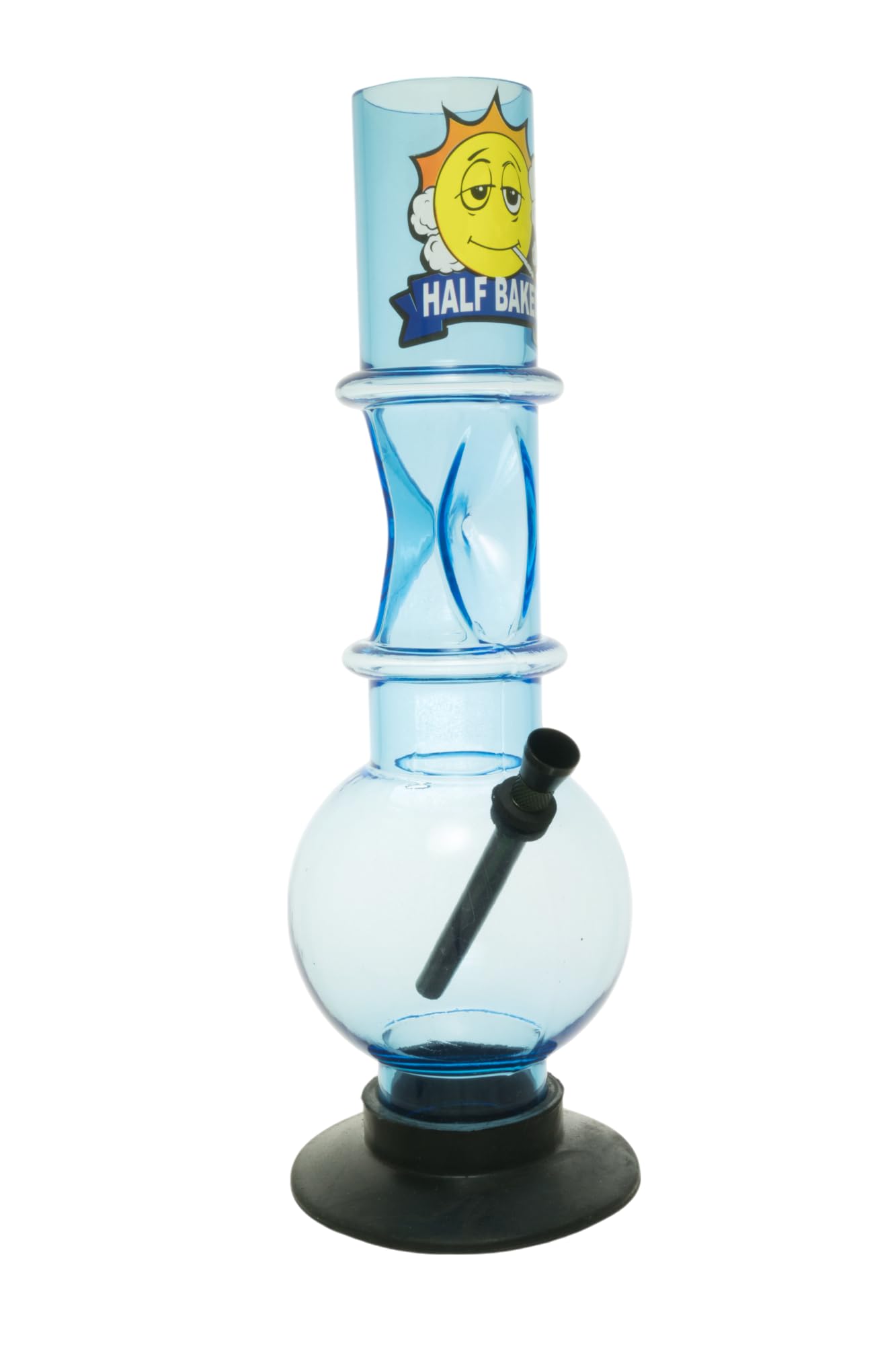 Half Baked "For Sure" 30cm Acrylic Waterpipe Bong (Light Blue)