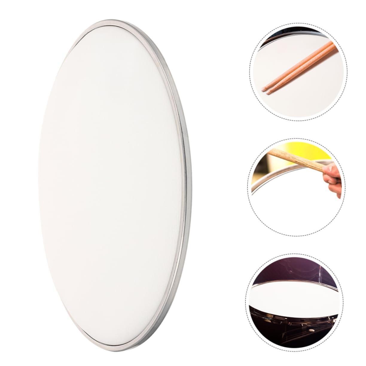 OFFSCH Jazz Drum Skin Drum Head Cover Replacement Lightweight Durable and Easy to Use