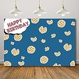 Rcoaror Hintergrund für Kekse, blaues Monster, 1. Geburtstag, Partyhintergrund,