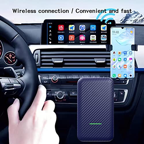Rilycay Adaptador Carplay sem fio e Android Auto, Dongle sem fio Carplay para carro CarPlay com fio