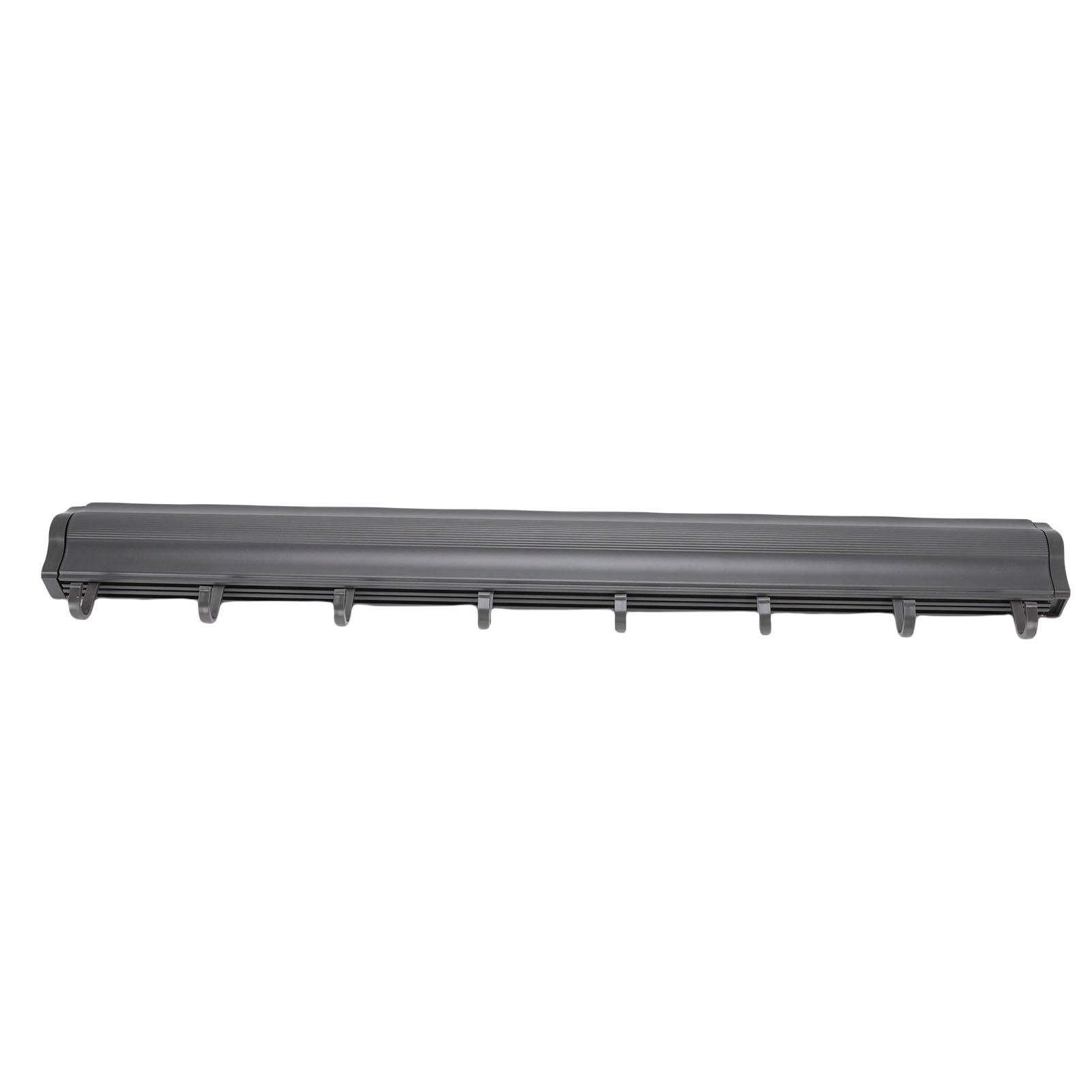 Jeffergarden Wysuwany Stojak do Suszenia ubrań, Kosmiczny Aluminiowy Wieszak na Pranie Montowany na ścianie z ukrytą siatką, Bez Wiertarki, Wysuwany 23,6 Cala do łazienki Balkonie, Pralni (GRAY)