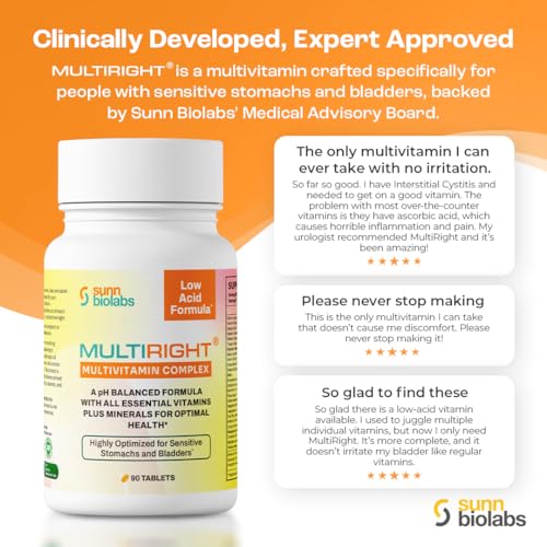 SUNN BIOLABS MULTIRIGHT Low Acid Multivitamin