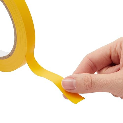 Miniatura 10 de 2 rollos de cinta de vinilo a rayas, 12 pulgada x 36 yardas, cinta para suelo de gimnasio para marcar vehículos, líneas de rejilla de almacén,