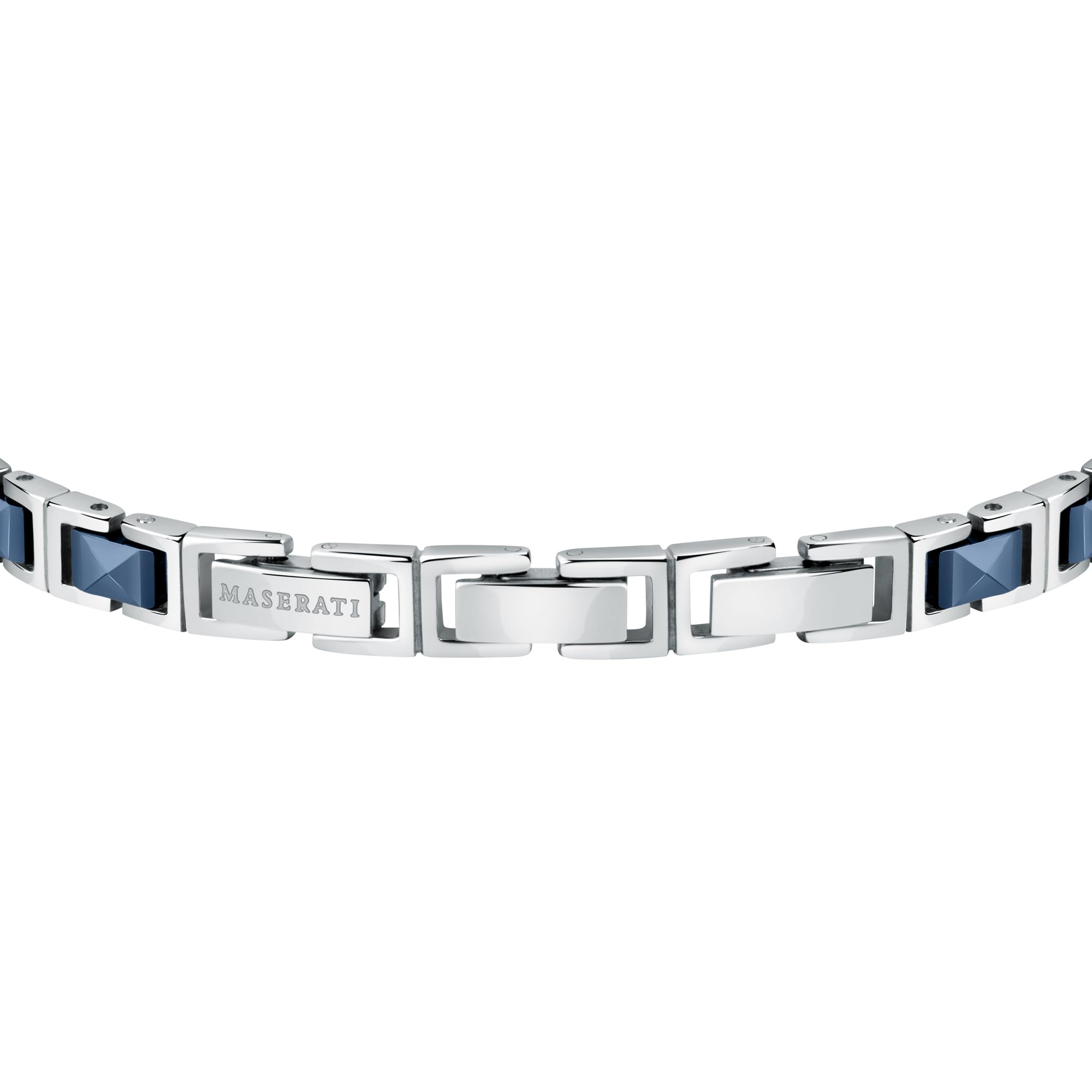 Maserati Jewels Herrenarmband, 22 cm, aus Edelstahl, Keramik, PVD - JM420ATI05