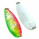 フィールドハンター(FIELD HUNTER) アキアジ スプーン ノースX NORTH X シェル 45g 【限定】チャートピンクグリーン/グロー