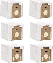 Pack of 6 Vacuum Cleaner Bags for Yeedi Vac/Yeedi Vac 2 PRO Station, for Ecovacs DEEBOT OZMO T8 AIVI T8 Max and T8 Series/N8 Pro Plus/N8 Pro Vacuum Cleaner Robot Accessories Replacement Parts