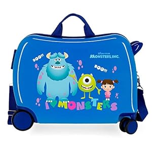 Disney Boo! Kinderkoffer, blauw, 50 x 38 x 20 cm, stijf, ABS, zijdelingse cijfercombinatieslot, 34 l, 3 kg, 4 wielen…