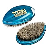 Torino Pro Curve Wave brush #233 - Curved Medium Soft Shower brush - Extra long bristles - great for laying down waves