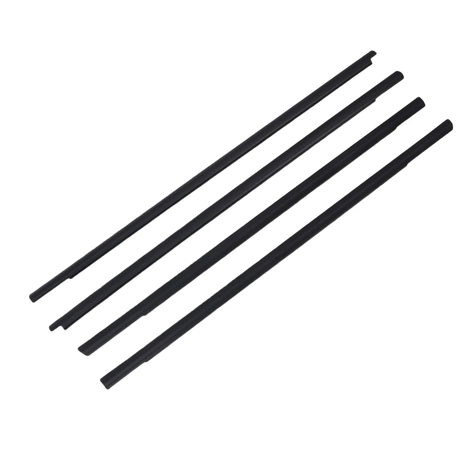 Snwdbh One Color 4Pcs Car Window Sealing Strip For Nissan For X-Trail T30 2001-2007 82821 8H300 Outer Door Weatherstrip Belt Rainproof Molding Exterior Belt