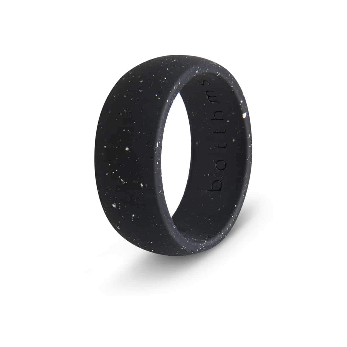 botthms Speckled Active Silicone Rings - Active Version - White & Black - Premium Quality
