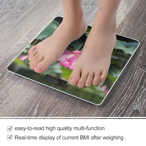 Báscula digital corporal Pink Lotu Flowers hasta 180 kg miniatura 5