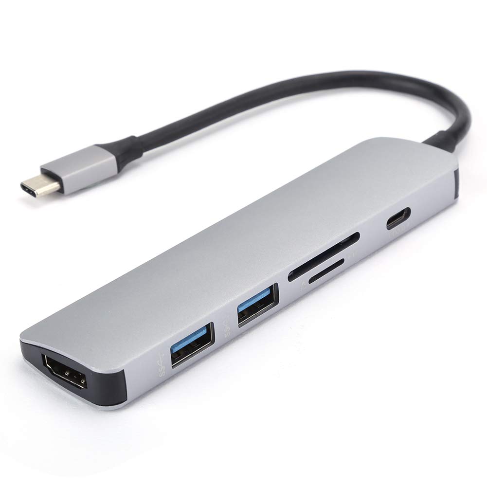 Aramox USB C Hub 6-in-1, 4K PD3.0