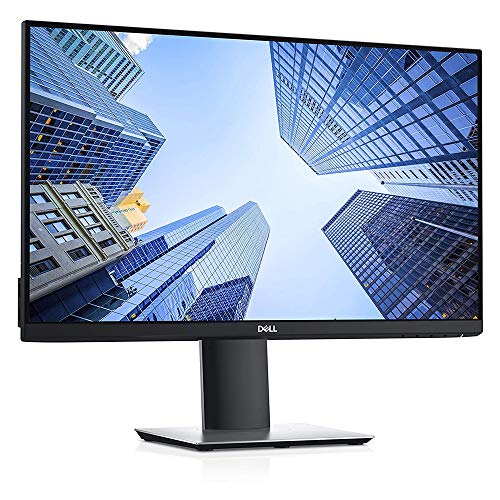 Image of 2020 Dell P2419H 24 Inch FHD (1920 x 1080) IPS LED-Backlit Anti-Glare Monitor, DisplayPort, HDMI, VGA, USB, VESA Mounting, Black + NexiGo 4K HDMI Cable Bundle