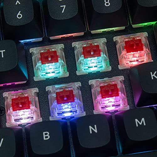 Image of Keychron K8 Pro QMK /VIA Wireless Mechanical Keyboard, Hot-Swappable Aluminum Frame TKL Custom Programmable Keyboard with RGB Backlit, Gateron G Pro Red Switch