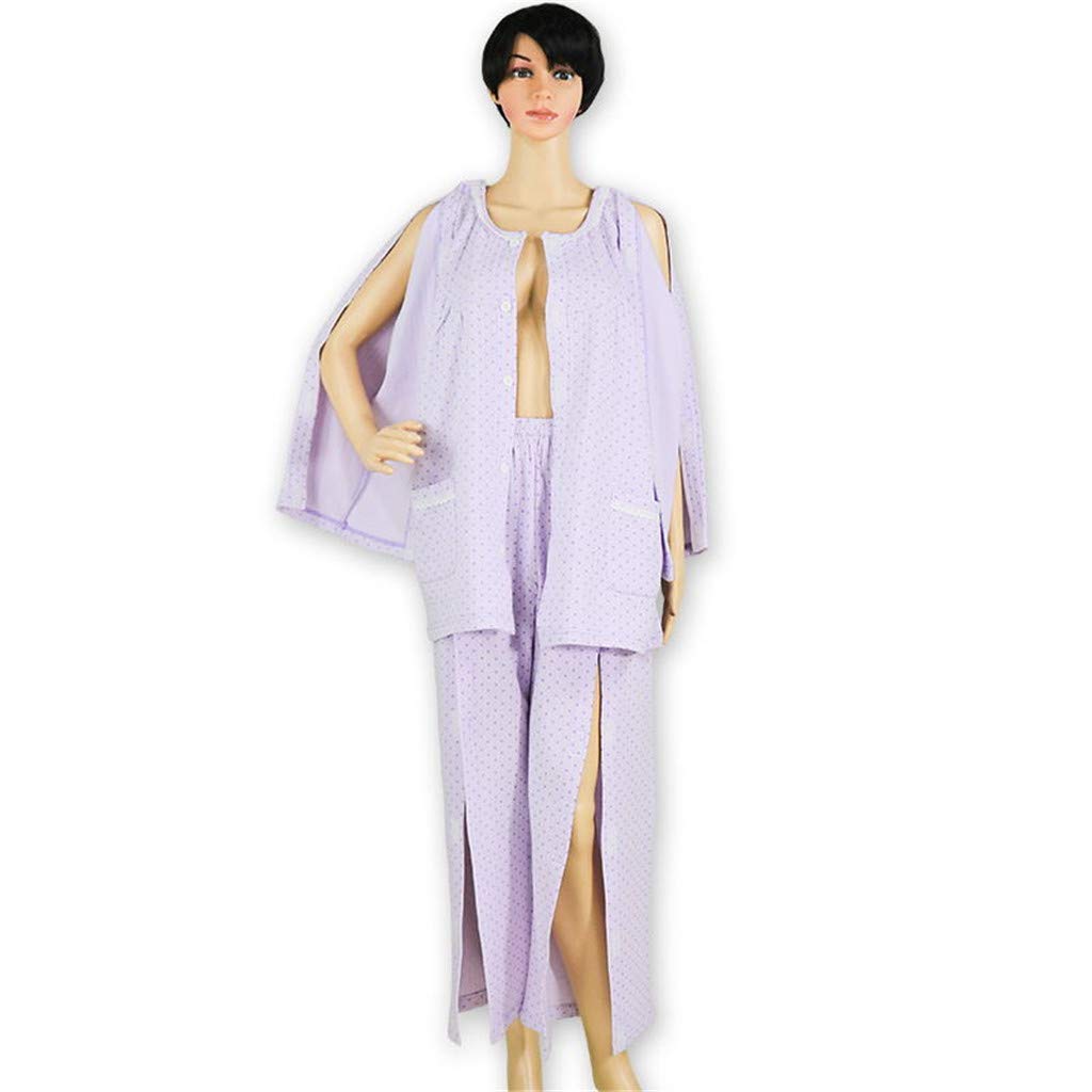 Patient Care Clothing,Hospital/Home Care,Suit for Fracture,Incontinence,Bedridden Patients/Elderly,Women'sset,XXL