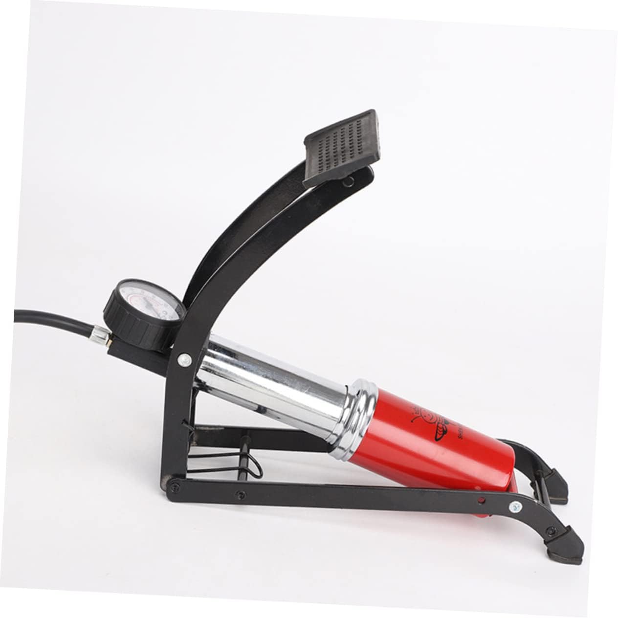 Balacoo High-Pressure Foot Pump Portable Tire Air Compressor Pressure Gauge Inflator for Bike Car Motorcycle