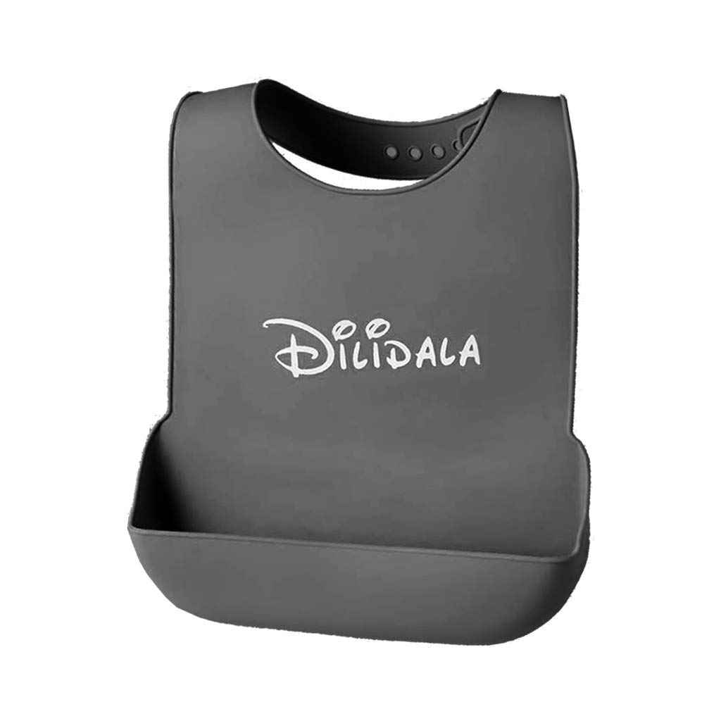 Adults Bibs Waterproof Anti-oil Silicone Bib Elderly Aged Senior For Silicone Bibs Catcher Pocket Disabled Adult